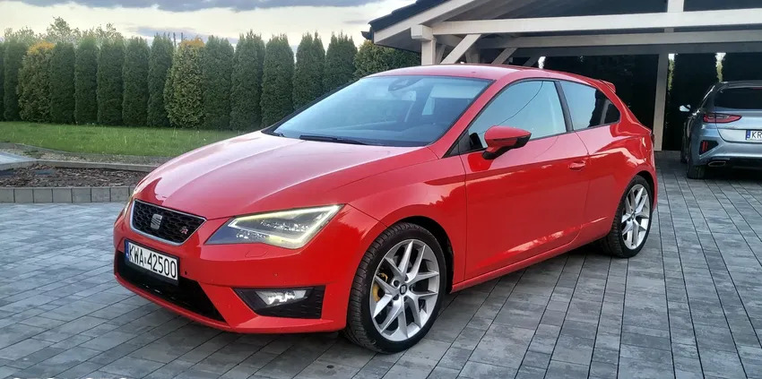 seat leon małopolskie Seat Leon cena 37900 przebieg: 155000, rok produkcji 2013 z Oświęcim